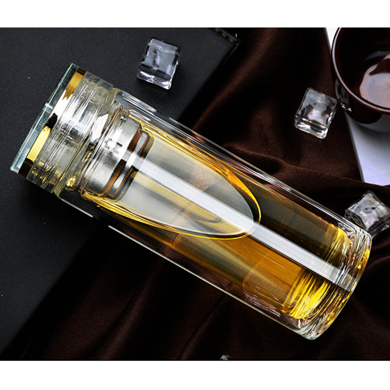 禮品玻璃水杯雙層